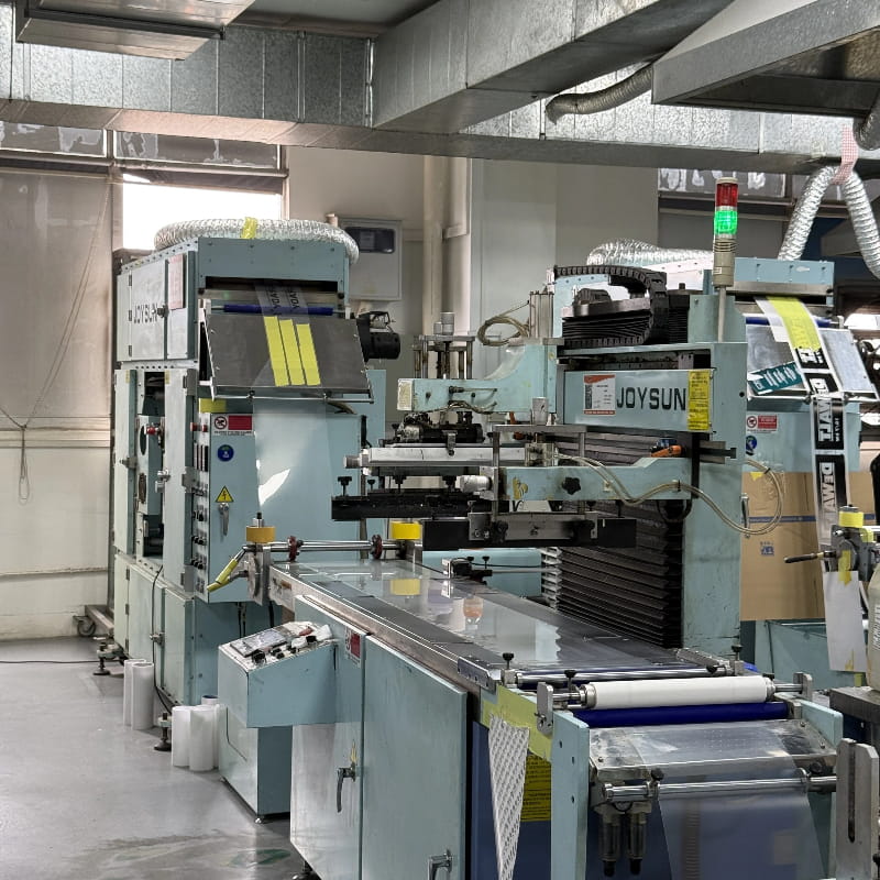 Screen printing equipment for durable industrial label production at Tianyue